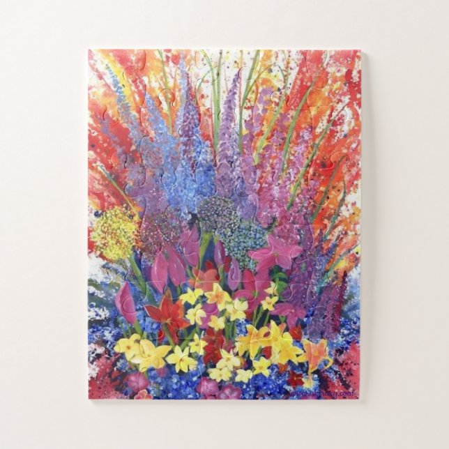 Floral Explosion Jigsaw Puzzle (Vertical)