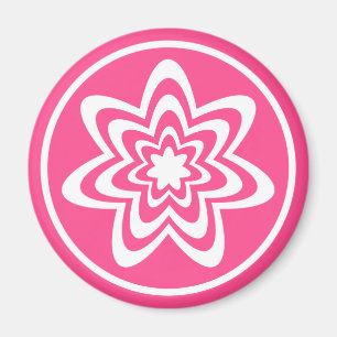 Floral Explosion Magnet, Pink Magnet
