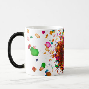 Floral Explosion Morphing Mug - 11 oz Mug