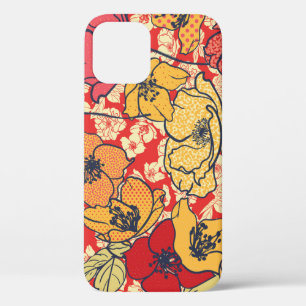 Floral Explosion: Seamless Vintage Trend. iPhone 12 Case