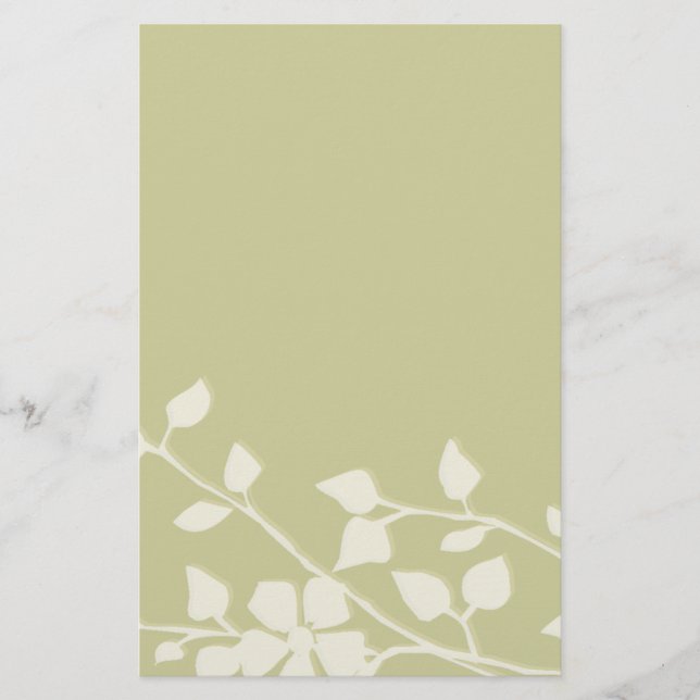 Floral Extravaganza Stationery (Front)