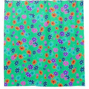 Floral Fabric Seamless Pattern coloured