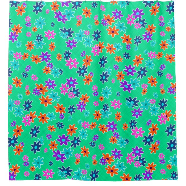Floral Fabric Seamless Pattern coloured (Front)