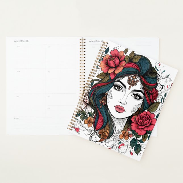 Floral Face – Boho Beauty Planner (Display)