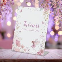 Floral Fairy First Birthday Party Favours