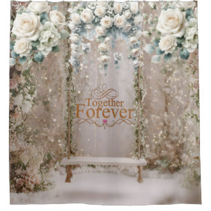 Floral Fairy Lights Wedding Backdrop Shower 