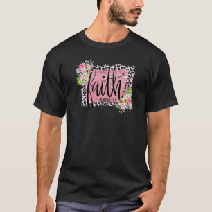 Floral Faith Bible Verse Christian Western Religio T-Shirt