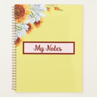 Floral Fall Inspire School  Planner