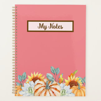Floral Fall Inspire School  Planner