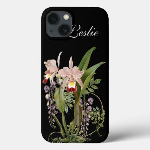 Floral Fancy Monogram iPhone 13 Case