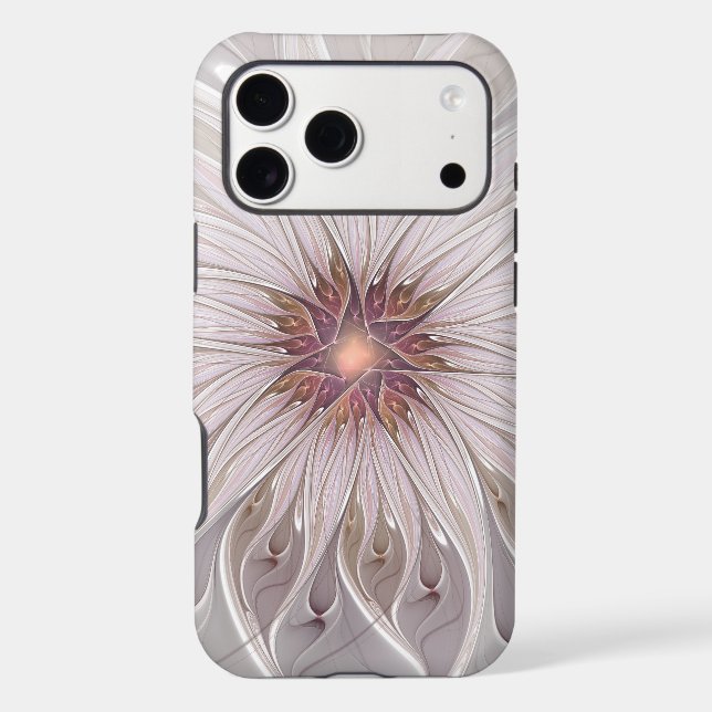 Floral Fantasy, Abstract Modern Pastel Flower (Back)