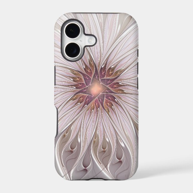 Floral Fantasy, Abstract Modern Pastel Flower (Back)