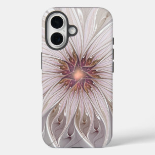 Floral Fantasy, Abstract Modern Pastel Flower iPhone 16 Case