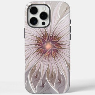 Floral Fantasy, Abstract Modern Pastel Flower iPhone 16 Pro Max Case