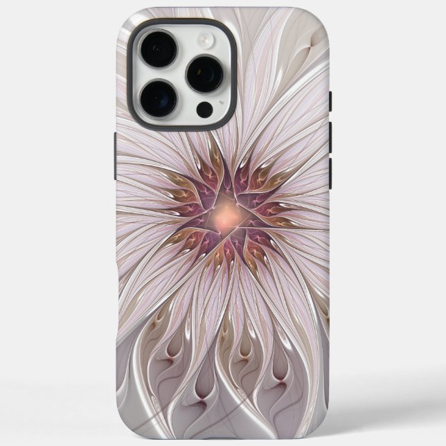 Floral Fantasy, Abstract Modern Pastel Flower Case-Mate iPhone Case (Back)