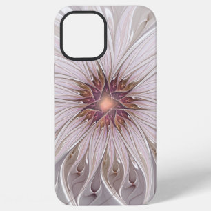 Floral Fantasy, Abstract Modern Pastel Flower iPhone 12 Pro Max Case