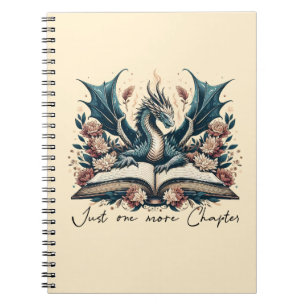 Floral Fantasy Book Dragon Just one more chapter