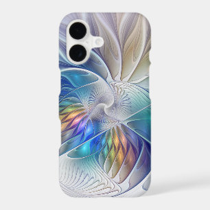 Floral Fantasy, Colourful Abstract Fractal Flower