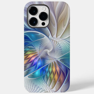 Floral Fantasy, Colourful Abstract Fractal Flower Case-Mate iPhone 14 Pro Max Case