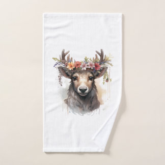 🌸 Floral Fantasy Deer Towel Set 🦌