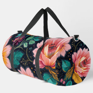 Floral Fantasy Duffle Bag