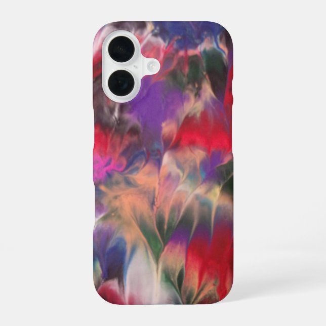 Floral Fantasy iPhone 16 Case (Back)