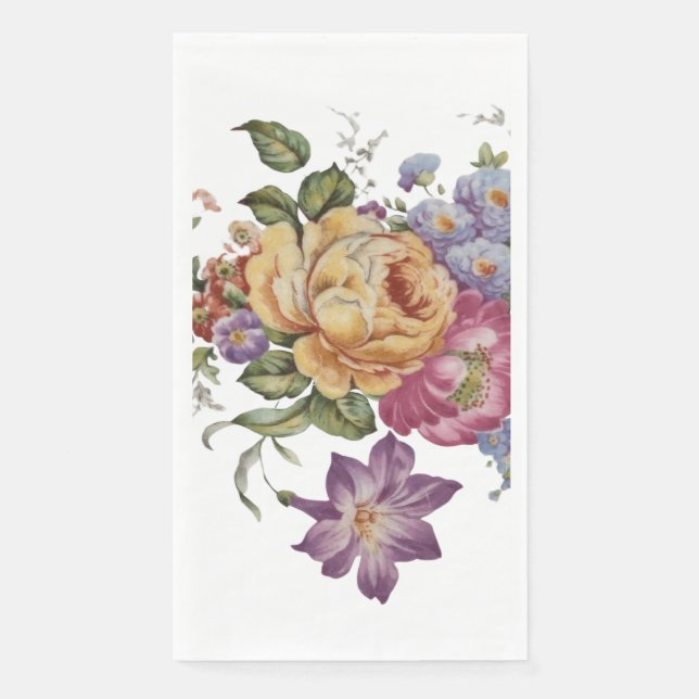 Floral Fantasy  Napkin (Front)