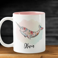 Floral Fantasy Narwhal