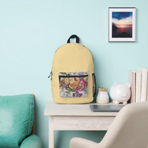 Floral Fantasy  Printed Backpack