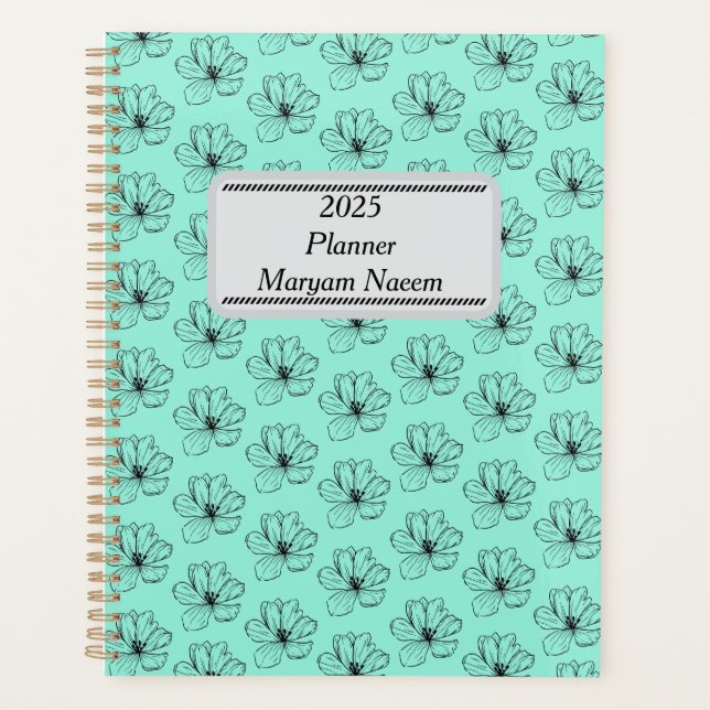 Floral Fantasy Seamless Planner Design (Front)