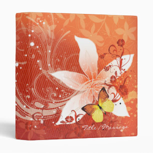 Floral Fashion 11 Binder