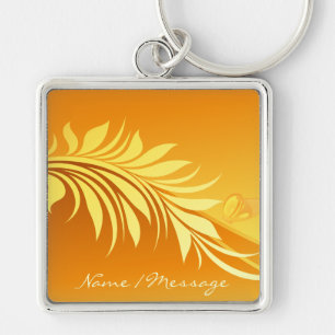 Floral Fashion 3 Keychain