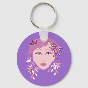 Floral Fashion Keychain