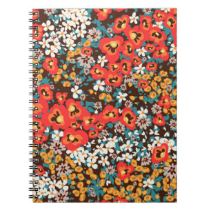 Floral Fashion: Spring Dress Print. Notebook