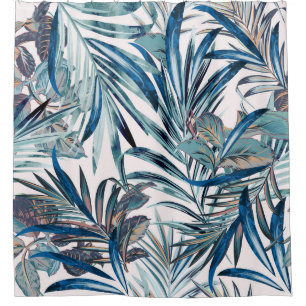 Floral fashion tropical vintage pattern with palm 