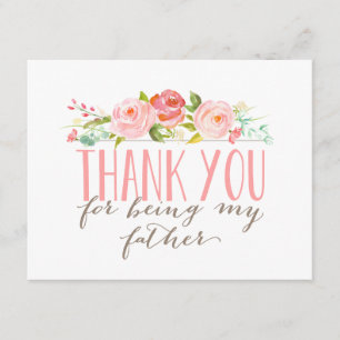 Floral Father Thank You