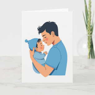 Floral Fathers Day Gentle Card