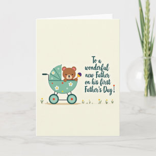 Floral Fathers Day Joyful Card