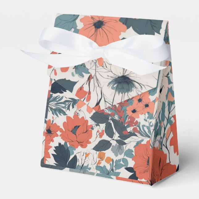 Floral Favour Box (Front Side)