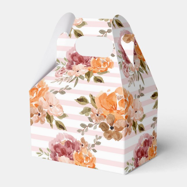 Floral Favour Box Autumn Harvest Favours (Front Side)