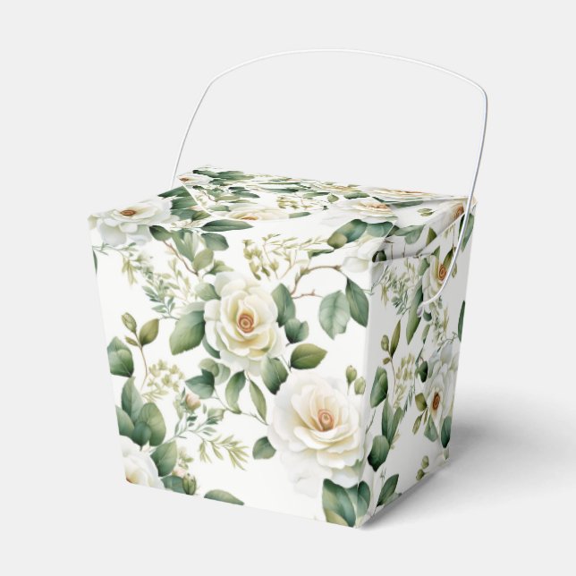 Floral Favour Treat Box (Front Side)