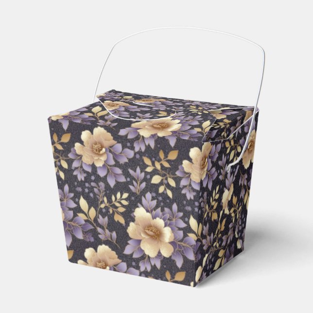Floral Favour Treat Box (Front Side)