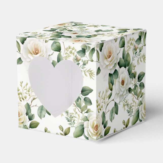 Floral Favour Treat Box (Front Side)