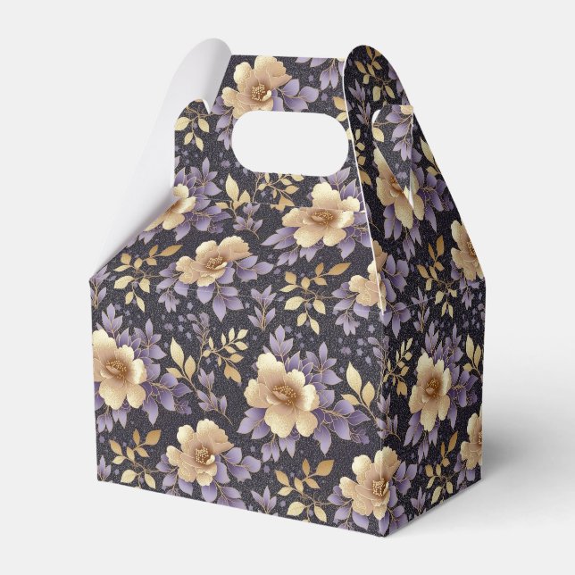 Floral Favour Treat Box (Front Side)