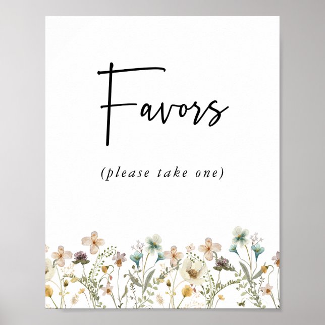 Floral Favours Poster (Front)