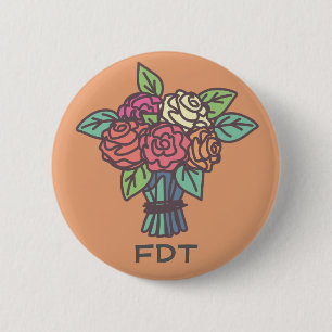 Floral FDT Button