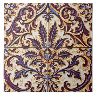 Floral Filigree Tile