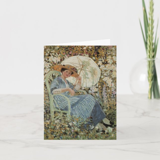 Floral Fine Art Blank Note Card (Front)
