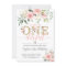 Floral First Birthday Invite-A188 Miss ONE-derful