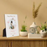 Floral First Mother day mommy to be Photo Plaque<br><div class="desc">First Mother's day as a mommy-to-be personalized photo Gift for expecting moms, mothers on Mother's Day or Mother's birthday or new mom or mommy-to-be. Add one of your favourite photos of your wife, mother, baby/kids/pets/family/couple/wedding photos to the rose gold floral background. You'll be able to see a preview of your...</div>